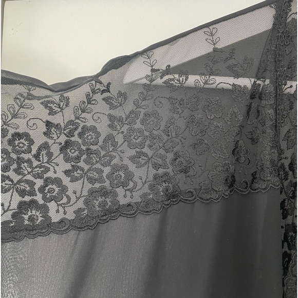 Christian Dior Night Robe, One Size, Black - Picture 6 of 6